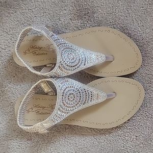 Beige sandals